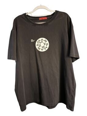The Future Is On Mars TFIOM XXL Black Graphic T-Shirt Oversized 
Streetwear